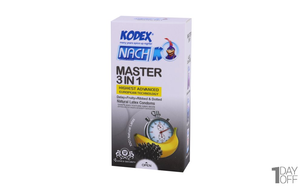 کاندوم ناچ کدکس (NachKodex) مدل Master 3in1