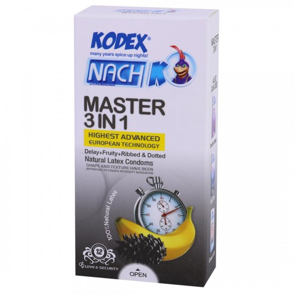 کاندوم ناچ کدکس (NachKodex) مدل Master 3in1