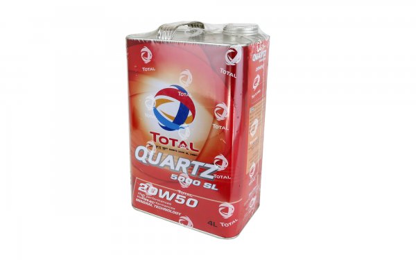 روغن موتور خودرو توتال مدل QUARTZ5000SL حجم 4 لیتر (اصلی)