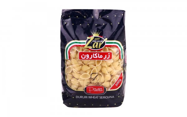 پاستا فرمی زر ماکارون مدل شلز مقدار 500 گرم