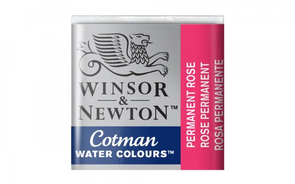 قرص آبرنگ وینزور (Winsor) سری Cotman رنگ PERMANENT ROSE