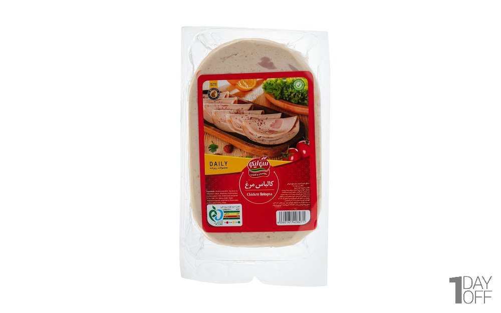 کالباس مرغ 60% سولیکو کاله مقدار 300 گرم