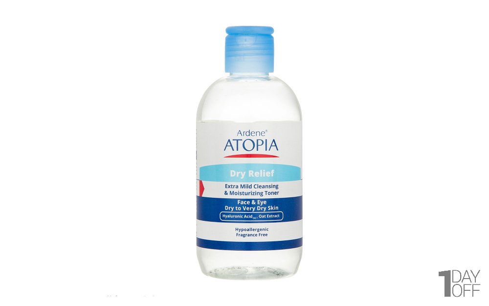محلول پاک‌کننده آرایش صورت آردن مدل Atopia مقدار 250 گرم 