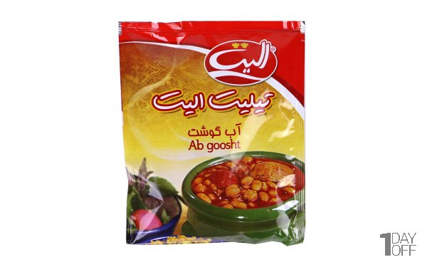 آبگوشت (تیلیت) نیمه‌آماده الیت مقدار 70 گرم