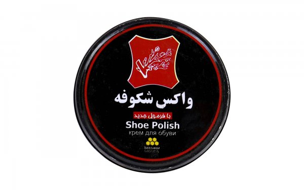 واکس کفش شکوفه 100 میلی‌لیتری رنگ مشکی