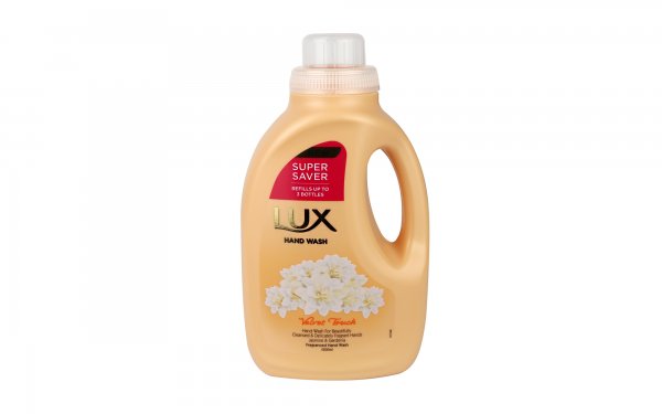 مایع دستشویی با رایحه گل یاس و بادام لوکس (Lux) Velvet touch مقدار 1.5 لیتر
