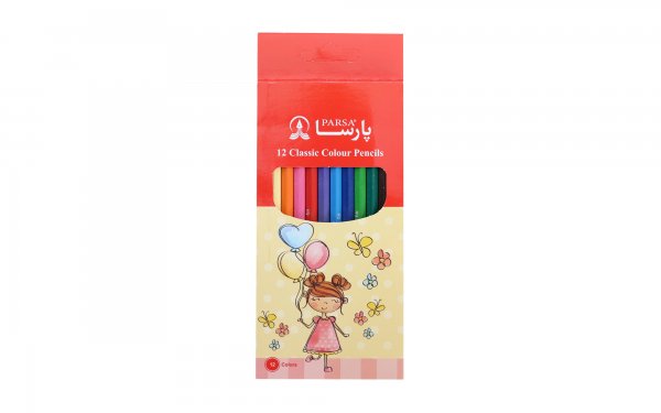 مدادرنگی پارسا بسته 12 رنگ