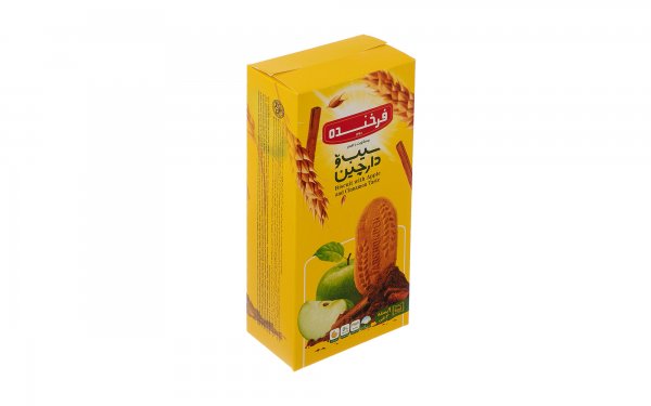 بیسکویت با طعم سیب و دارچین فرخنده مقدار 330 گرم