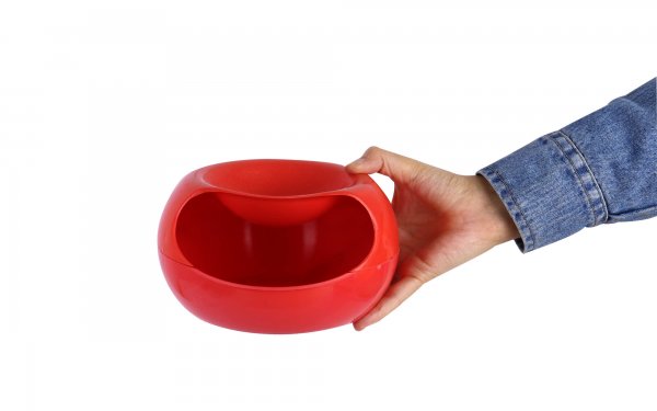 ظرف تخمه رنگ گلبهی