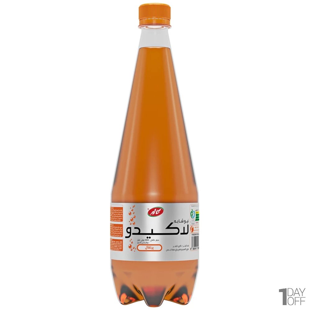 نوشابه پرتقالی لاکیدو کاله مقدار 1 لیتر