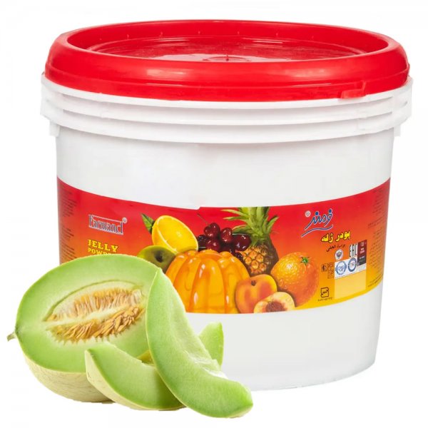 پودر ژله طالبی سطلی فرمند مقدار 3 کیلوگرم