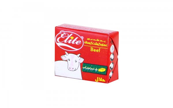 پودر فشرده حاوی عصاره گوشت گوساله الیت مقدار 10 گرم