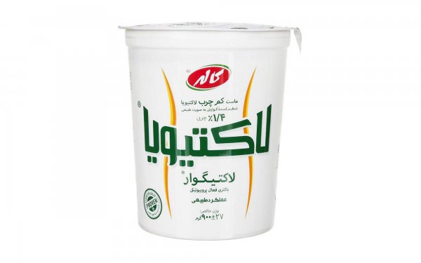 ماست کم‌چرب لاکتیویا کاله مقدار 900 گرم