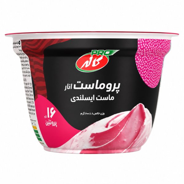 پروماست ایسلندی پروماست با طعم انار کاله مقدار 200 گرم 