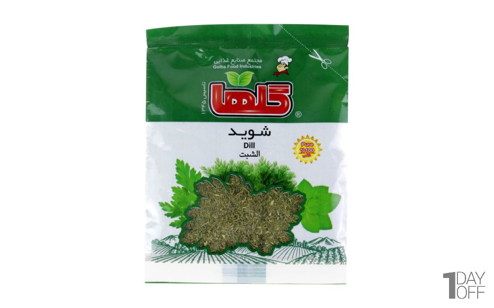 شوید خشک گلها مقدار 100 گرم