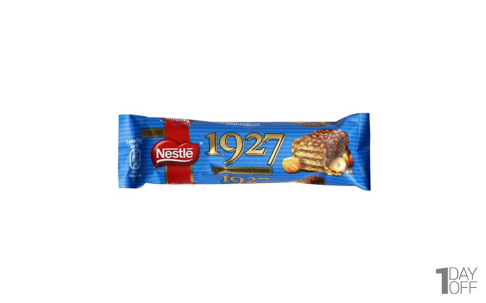 ویفر با تکه‌های فندوق نستله (Nestle) مقدار 31 گرم