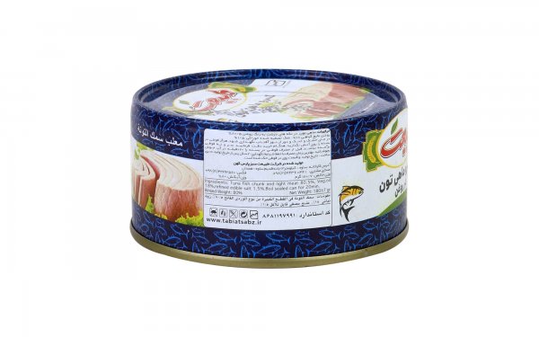 کنسرو ماهی‌ تون در روغن طبیعت مقدار 180 گرم