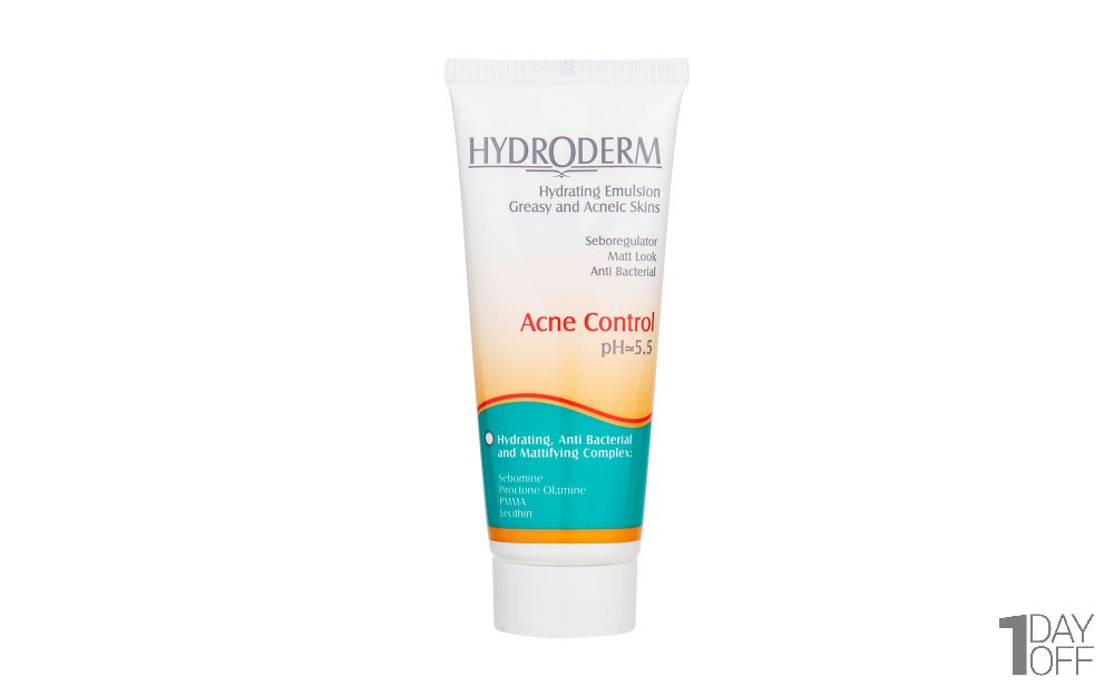 امولسیون مرطوب‌کننده پوست چرب Acne Control هیدرودرم مقدار 40 میلی‌لیتر