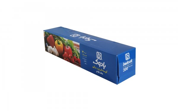 کیسه فریزر رولی پرفراژدار 20x25 سانتی‌متر بادوک بسته 300 عددی 