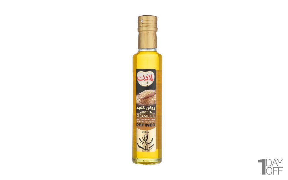 روغن کنجد لادن طلایی مقدار 250 میلی‌لیتر 