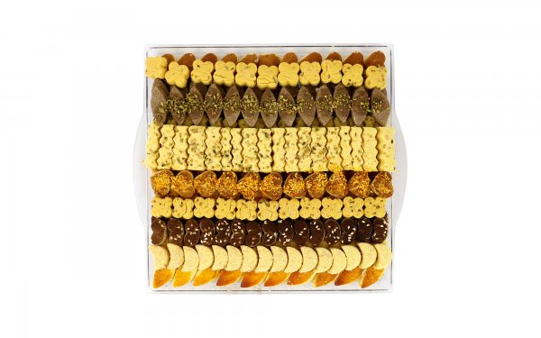 سینی مخلوط شیرینی نوروزی مقدار حدود 1200 گرم
