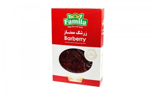 زرشک ممتاز فامیلا مقدار 250 گرم