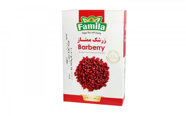 زرشک ممتاز فامیلا مقدار 250 گرم