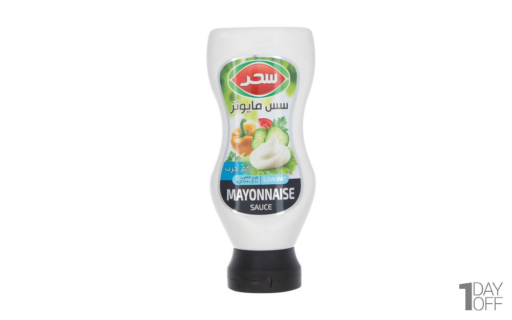 سس مایونز کم‌چرب سحر مقدار 340 گرم 