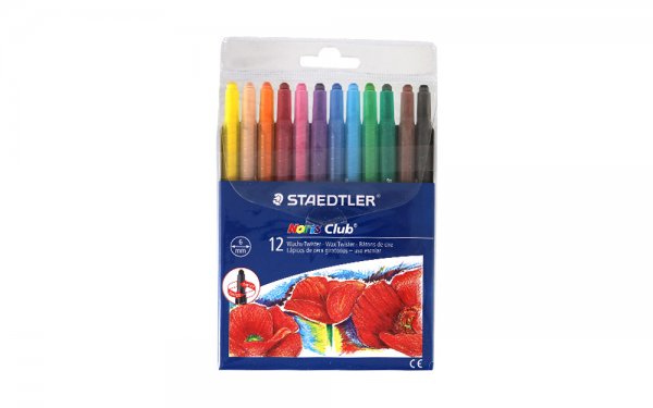 پاستل گچی 12 رنگ استدلر (Staedtler) مدل Noris Club