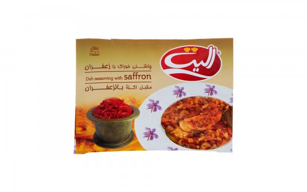 چاشنی خوراک حاوی زعفران الیت مقدار 15 گرم
