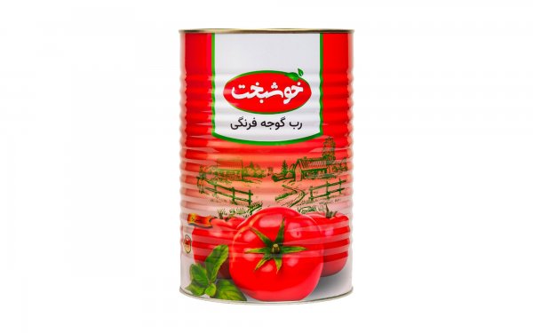 رب گوجه‌فرنگی خوشبخت مقدار 400 گرم