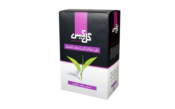 چای سیاه لاهیجان گل‌کیس مقدار 450 گرم