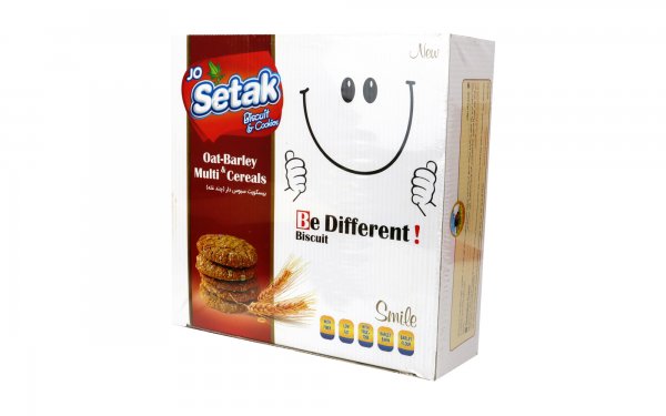 بیسکویت سبوس‌دار چندغله ستاک مقدار 760 گرم
