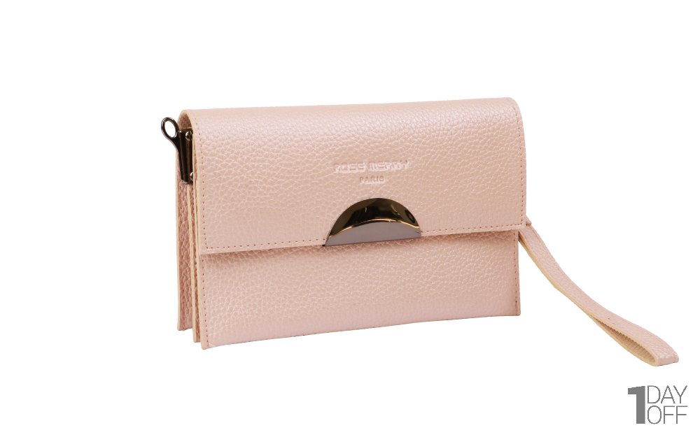 کیف گلبهی طرح ROSE MERRY PARIC  