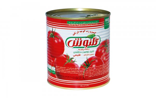 رب گوجه‌فرنگی گلنوش مقدار 800 گرم