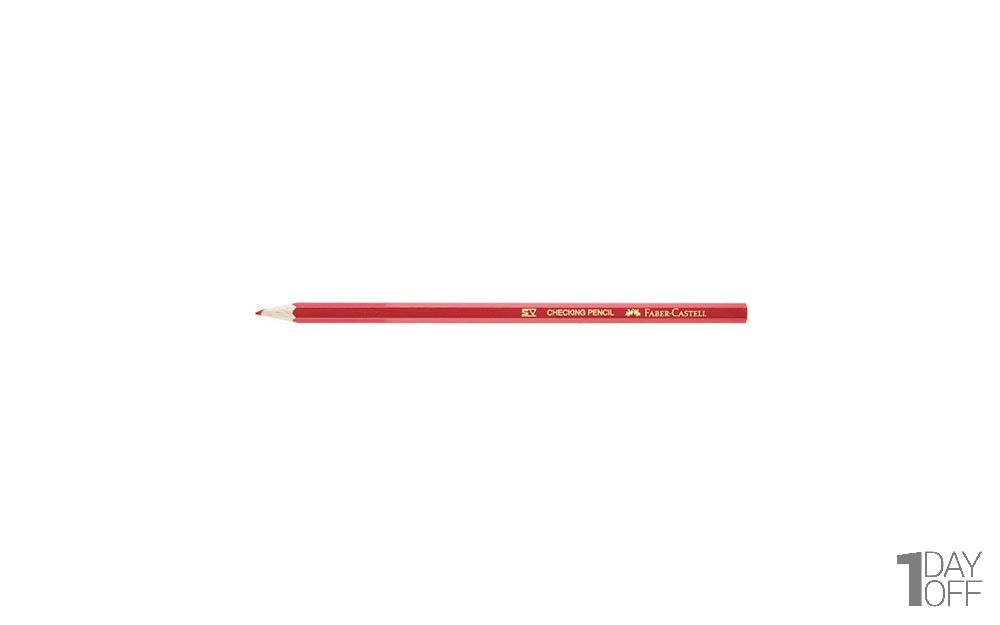 مداد قرمز فابر کاستل (Faber Castell) مدل 1111
