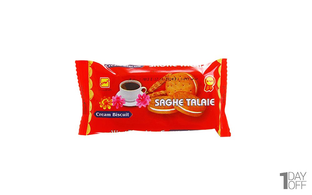 بیسکویت ساقه طلایی گندم کامل کرم‌دار مینو مقدار 64 گرم
