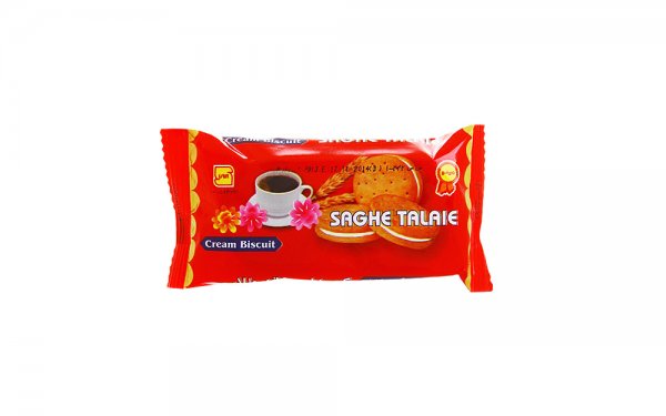 بیسکویت ساقه طلایی گندم کامل کرم‌دار مینو مقدار 64 گرم