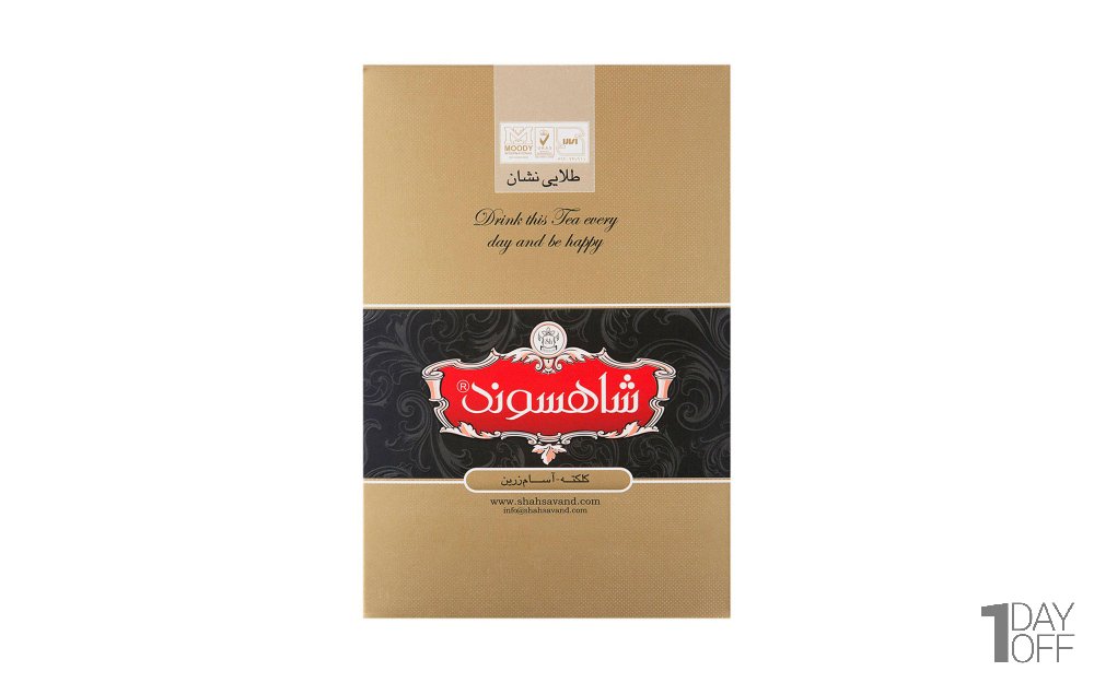چای سیاه طلایی نشان کلکته شاهسوند مقدار 450 گرم