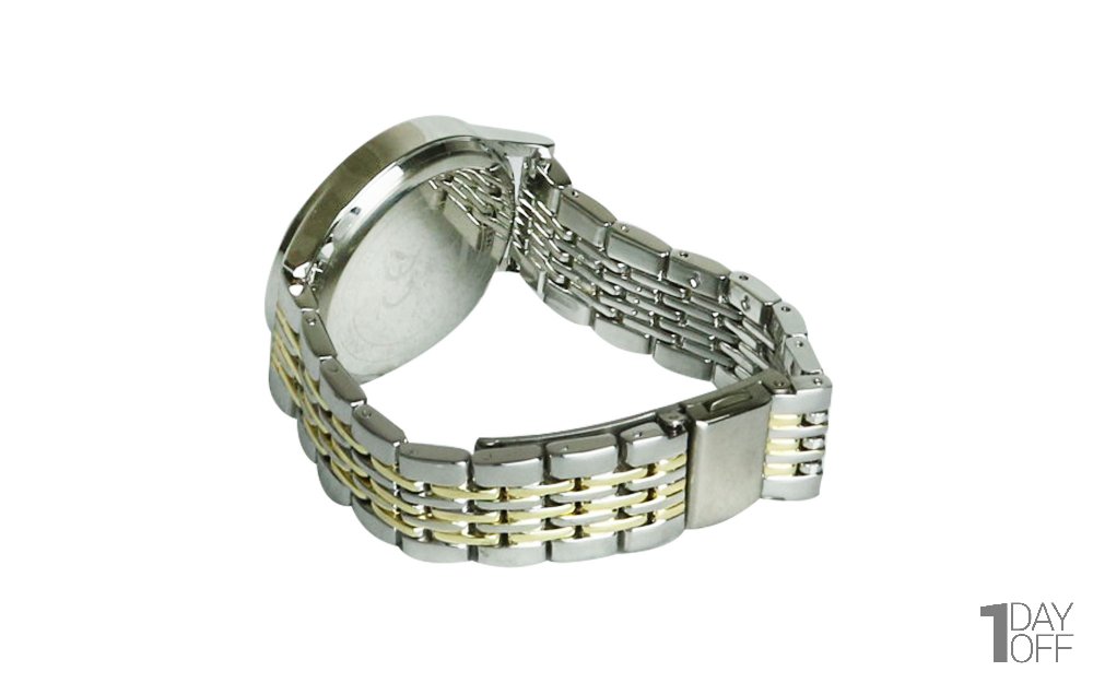 ساعت مردانه (LOVISA) استرالیا بند استیل رنگ نقره‌ای و طلایی 