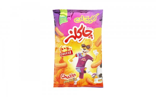 اسنک پنیری کاپیتان چاکلز مقدار 50 گرم