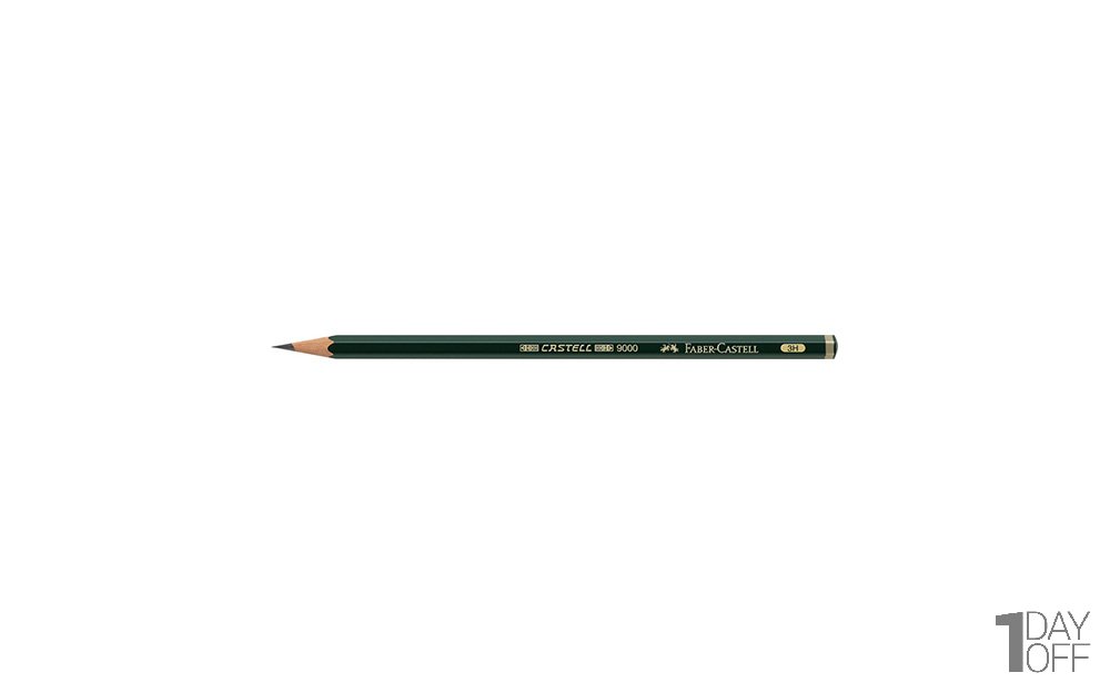 مداد مشکی فابر کاستل (Faber Castell) مدل 9000 نوع 3H