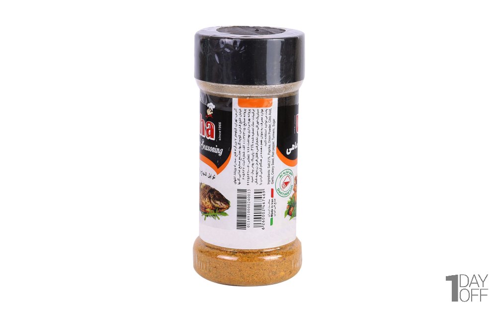 چاشنی مرغ و ماهی گلها مقدار 100 گرم