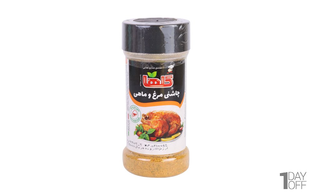 چاشنی مرغ و ماهی گلها مقدار 100 گرم