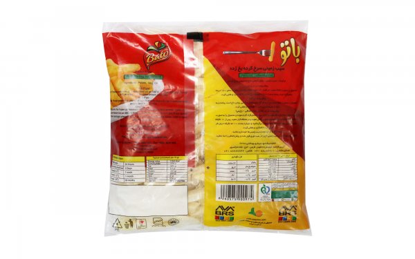 سیب‌زمینی خلالی نیمه‌آماده باتو مقدار 750 گرم