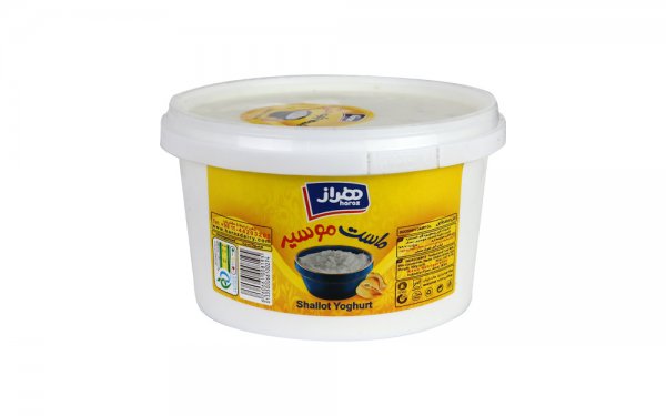 ماست موسیر پرچرب هراز مقدار 900 گرم 