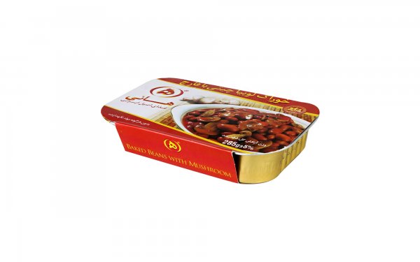 خوراک لوبیاچیتی با قارچ هانی مقدار 285 گرم