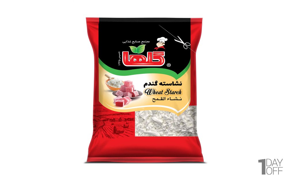 نشاسته گندم گلها مقدار 50 گرم