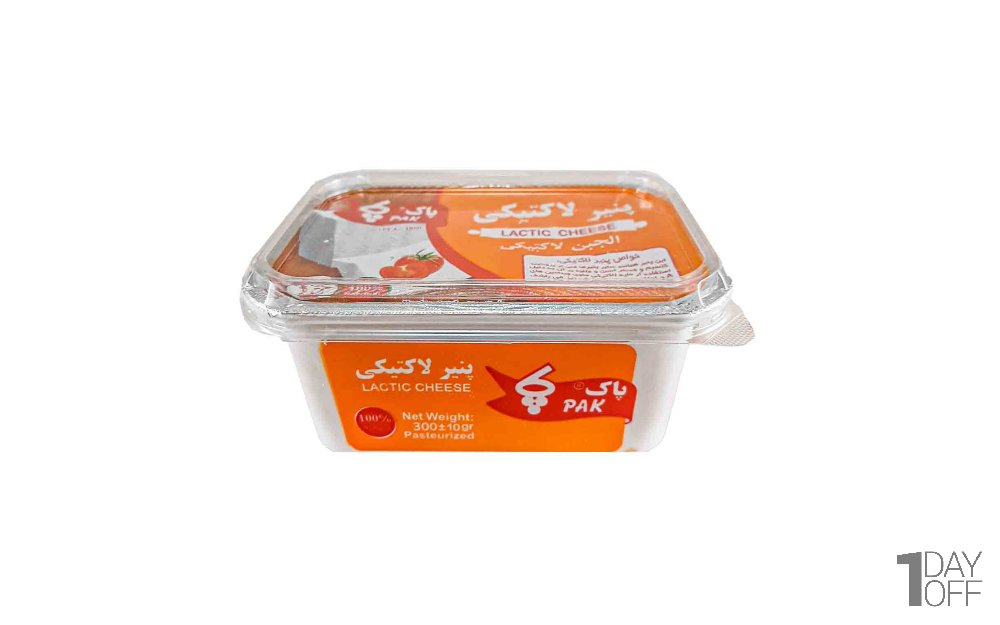 پنیر لاکتیکی پاک مقدار 300 گرم