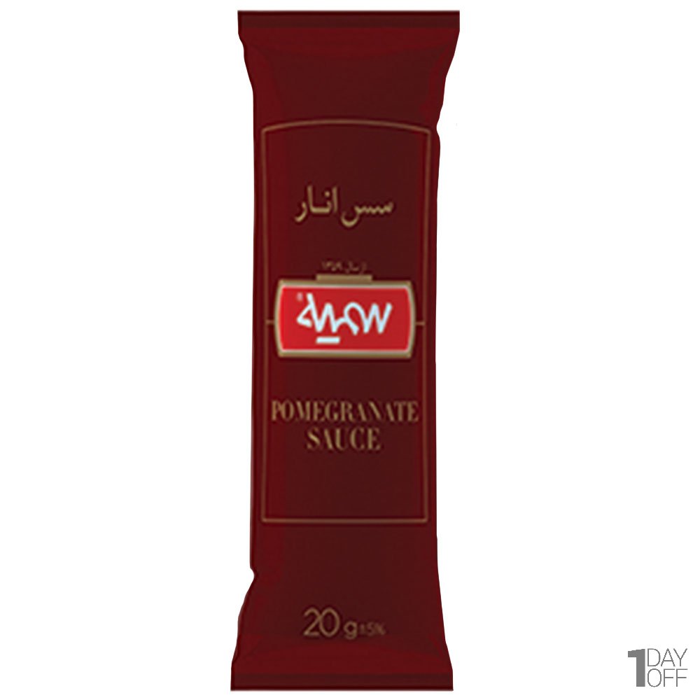 سس انار تک نفره سمیه مقدار 20 گرم